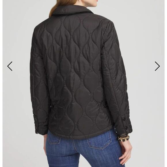 Chico's NWT Size 2.5 Large/XL Black Quilted Jacket Original MSRP $149 - Picture 3 of 12
